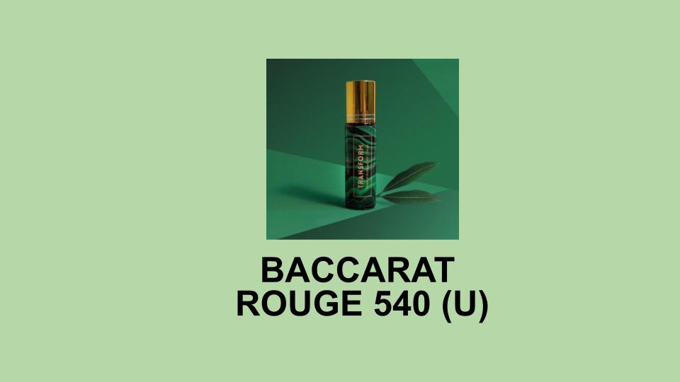 BACCARAT ROUGE 540 (U) - Maison Francis Kurkdjian